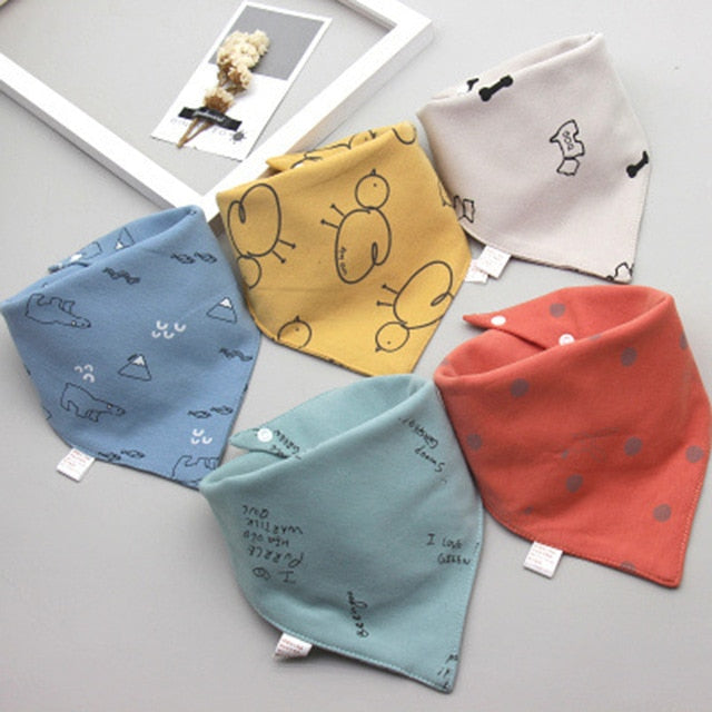 Bavoirs bandanas - Lot de 5