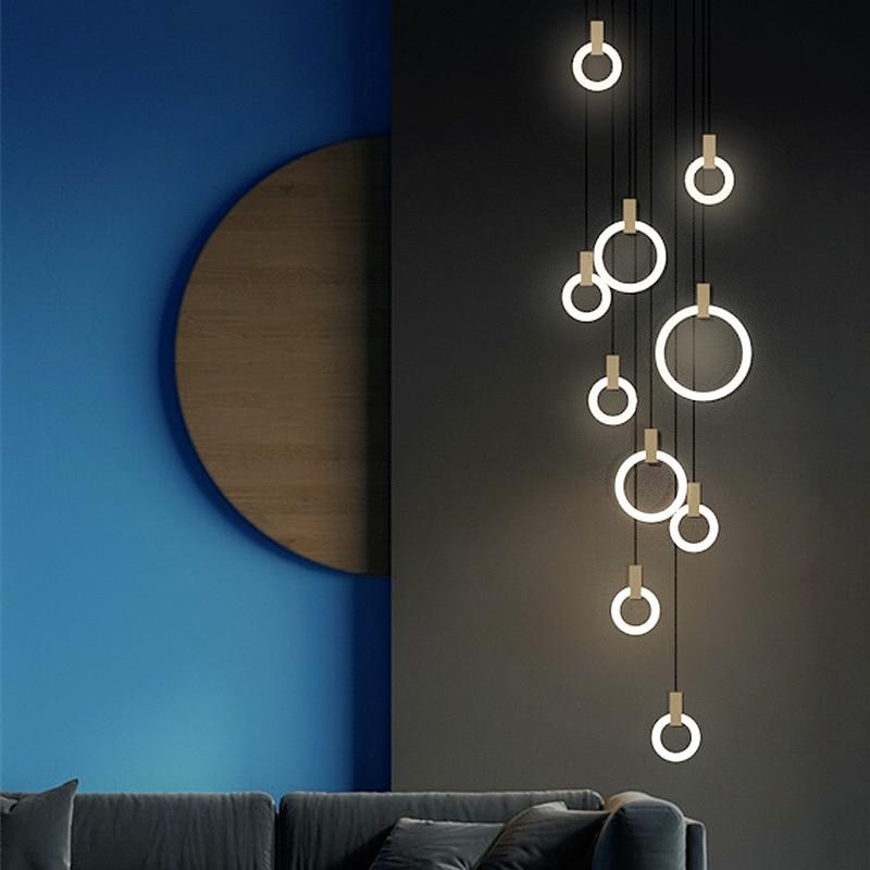 Kowa - Lampadario ad anello da soffitto