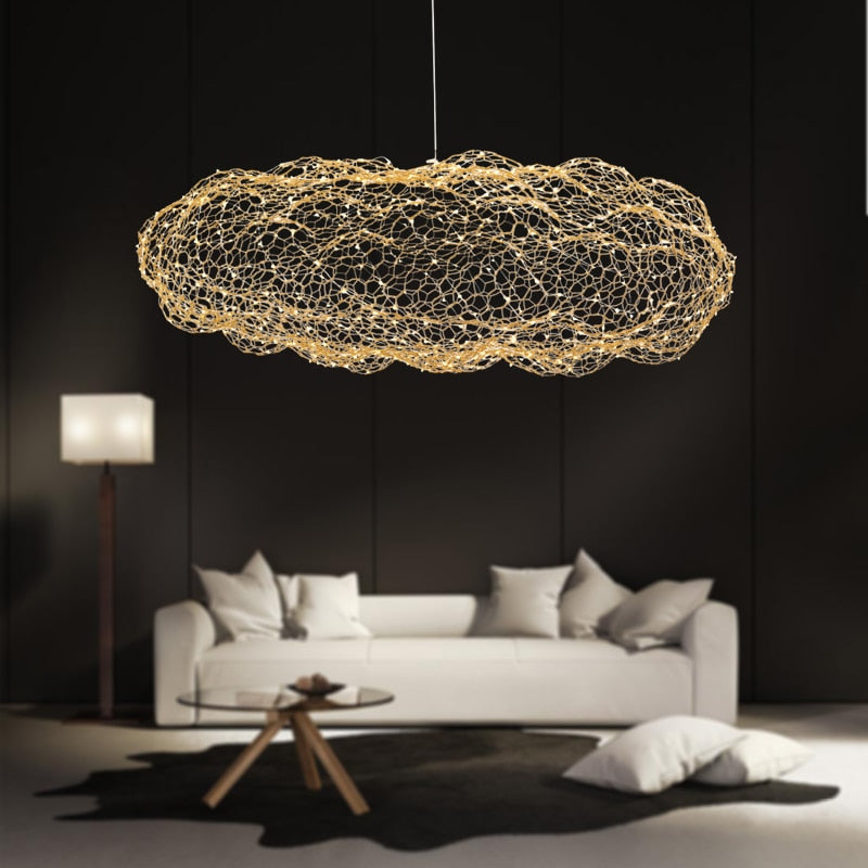 Moderní Art Deco hvězdné světlo tečkované cloud lampy