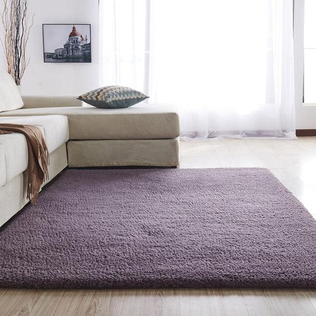 Airy Delicate Microfibre Area Rug