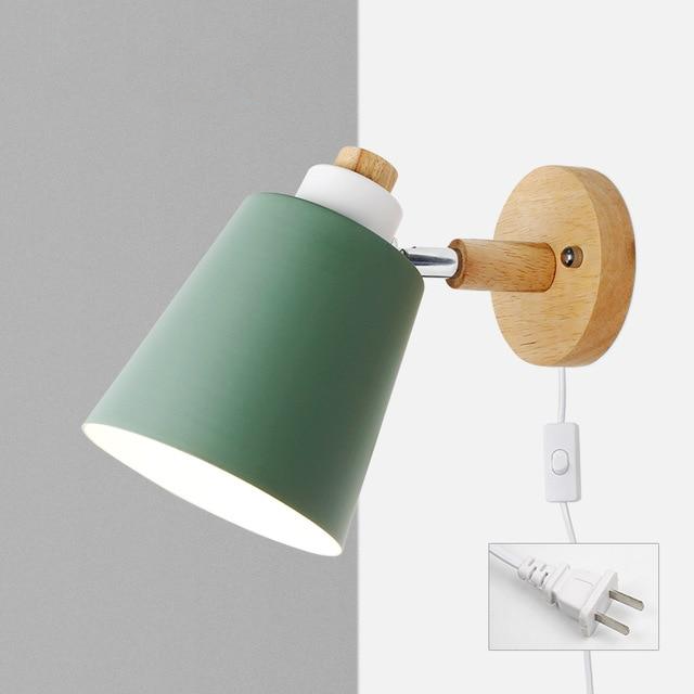 Rotating Reading Lamp with Plug