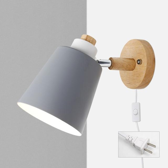 Rotating Reading Lamp with Plug