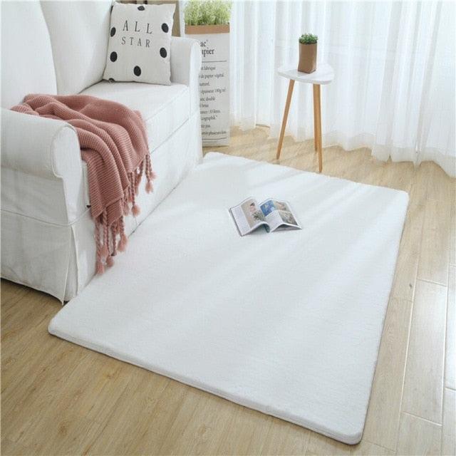 Extra Thick Nordic Faux Fur Microfiber Rug