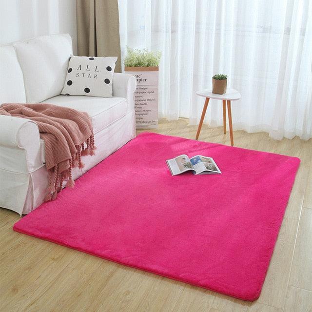 Extra Thick Nordic Faux Fur Microfiber Rug