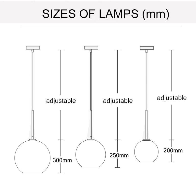 Luz Pendente de Vidro Nórdica Champanhe Âmbar, Prata Icónica, Transparente