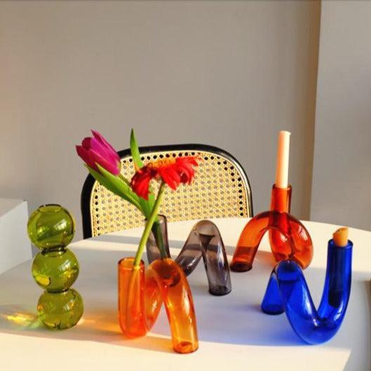 In the Loop Hydroponic Vase & Candle Holder