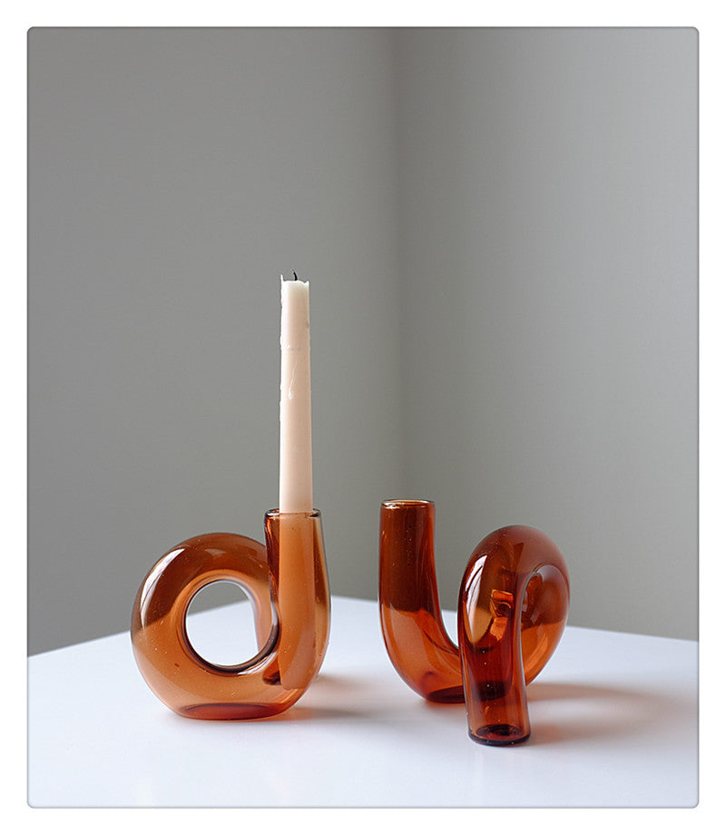 In the Loop Hydroponic Vase & Candle Holder