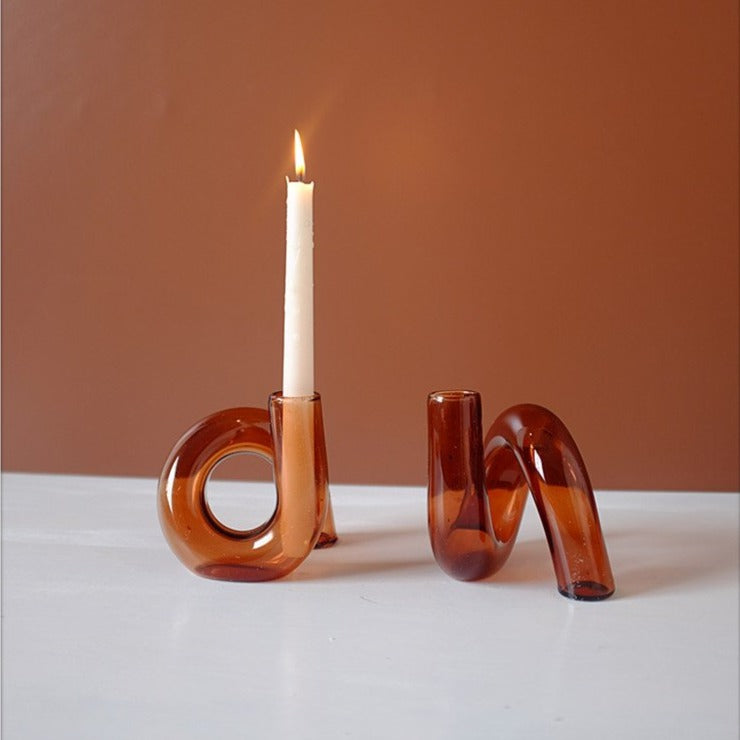 In the Loop Hydroponic Vase & Candle Holder