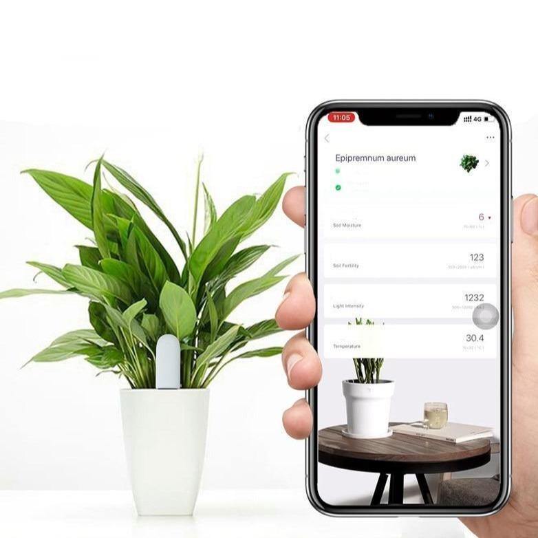 Smart växtvattensmätare och hälsosensor