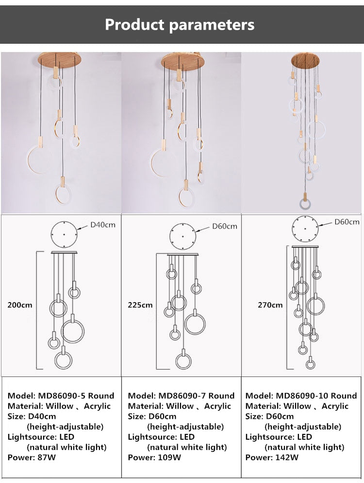 Kowa - Ring Chandelier Ceiling Lights