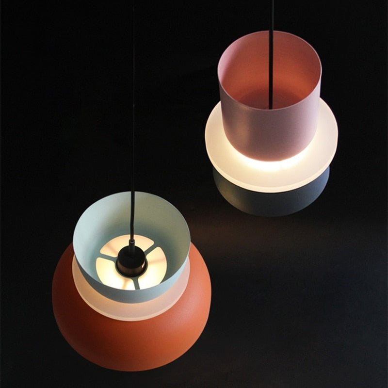 Saturn Halo Colorful LED Pendant lights