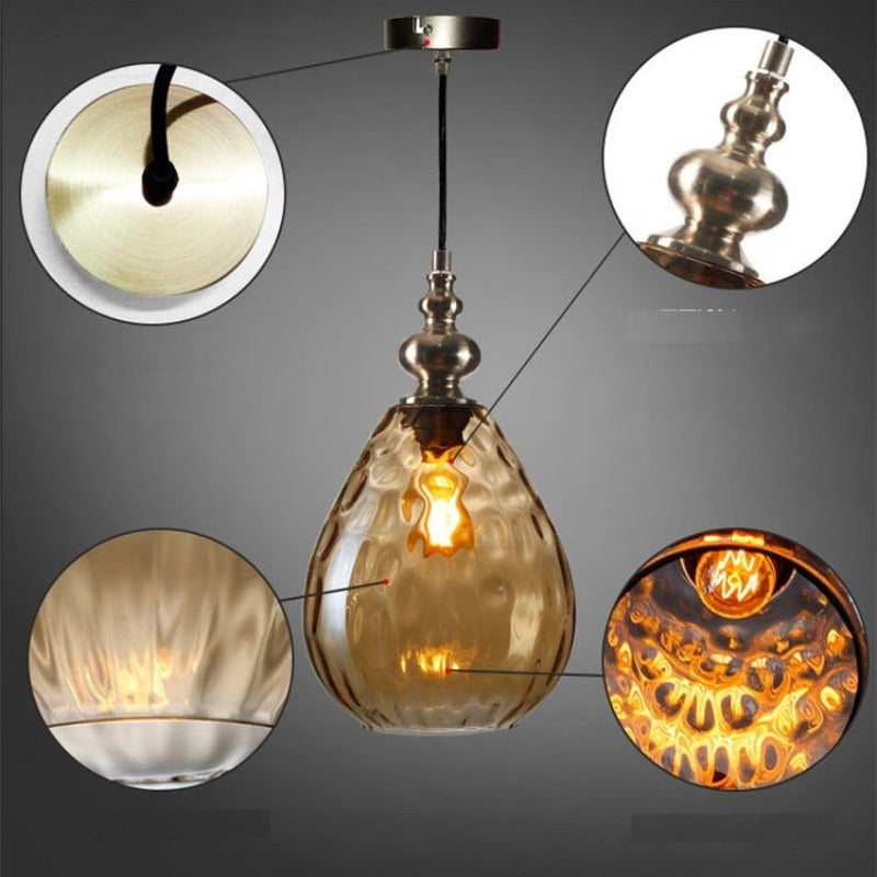 Sergia - Modern Nordic Drop Glass Pendant Lamp