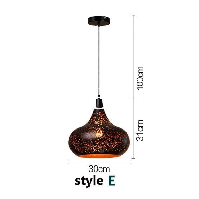 Vintage Pendant  Lamp Iron Loft Nordic