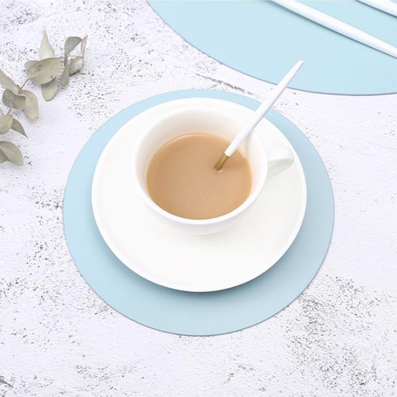 Modern Waterproof PU Leather Placemats & Coasters