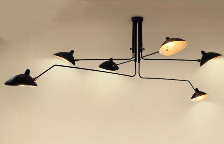 Serge Rotating Arm Ceiling light