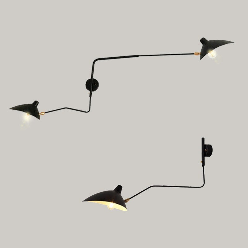 Serge Duckbill Wall Lamp with Swing Arms