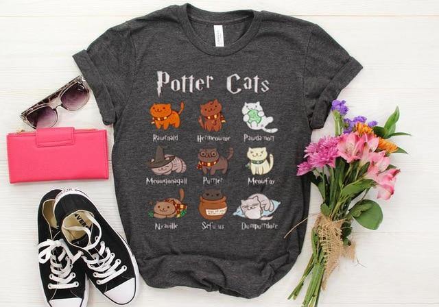 Maglietta Gatto Potter