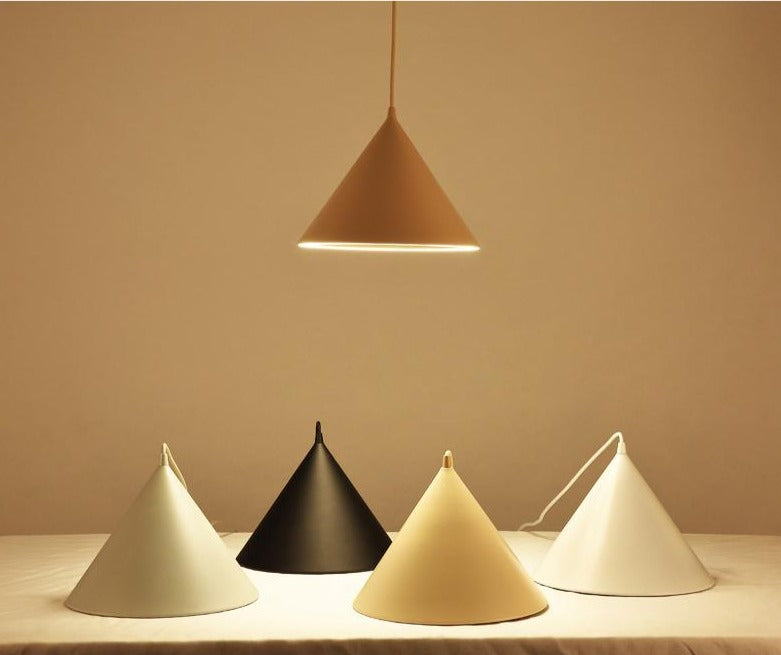 Krorat - Modern LED Cafe Bar Restaurant Nordic Cone Hanging Lamp