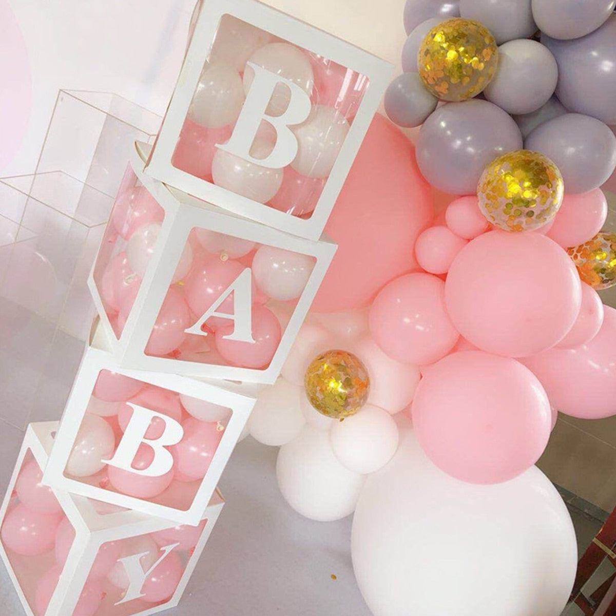 Decor pentru Scrisoarea Cutiei de Baby Shower / Petrecere