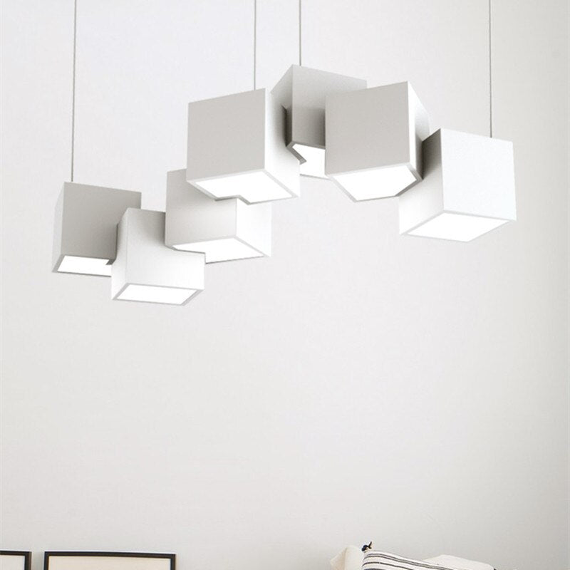 Modern Future Cube Led Light Fixture