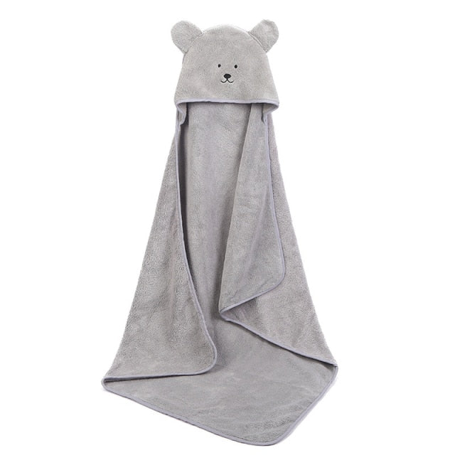 Serviette de bain à capuche super douce pour bébé