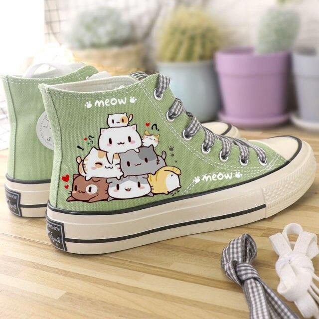 Fluffy Cat Meow Sneakers