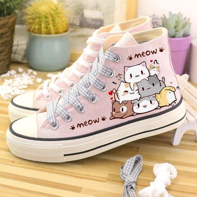 Fluffy Cat Meow Sneakers