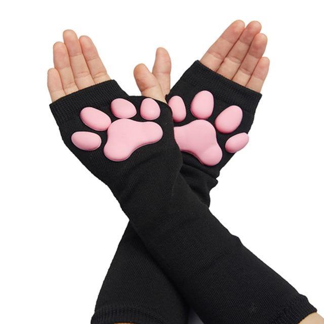 Gants 3D en forme de pattes de chat