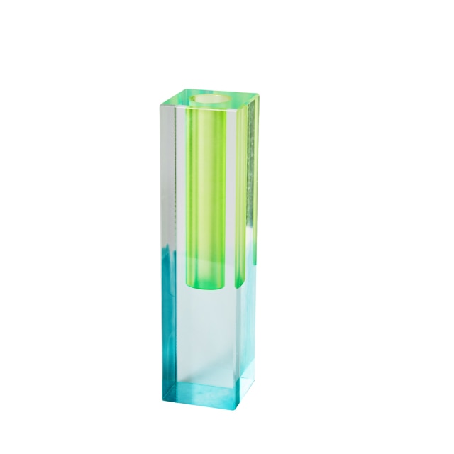 Modern Prism Acrylic Vase & Desktop Organizer