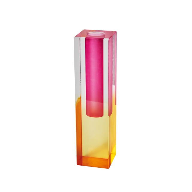 Modern Prism Acrylic Vase & Desktop Organizer