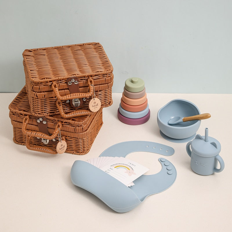 Vintage Baby Gift Set Hamper