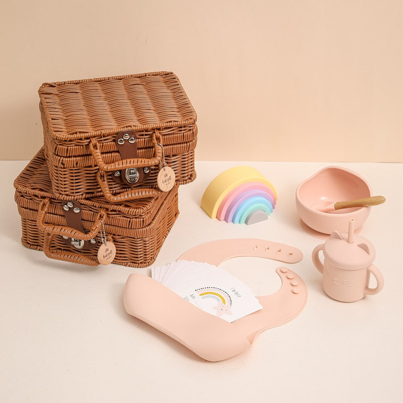 Vintage Baby Gift Set Hamper