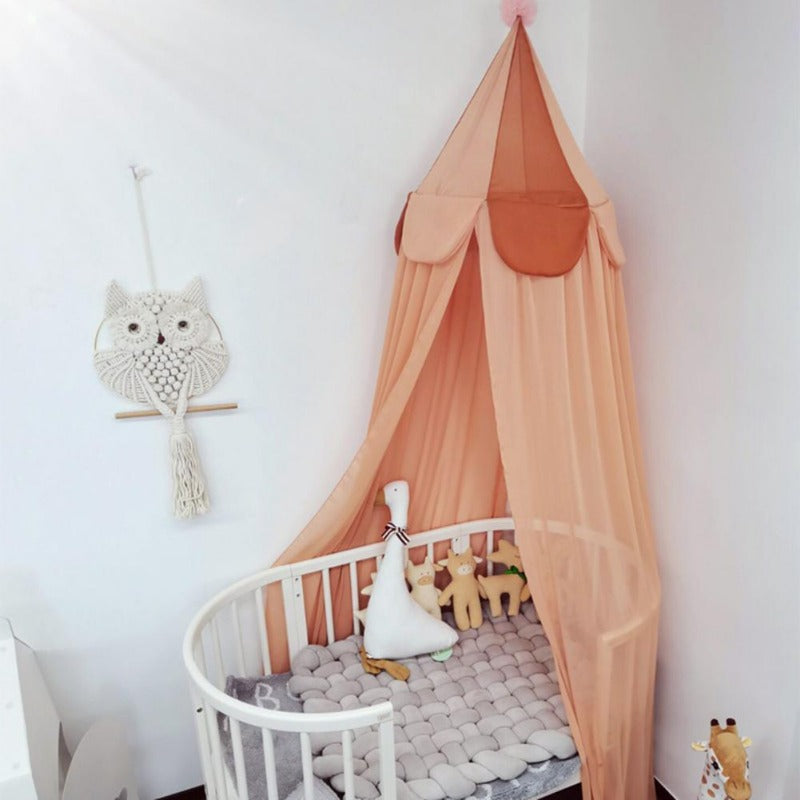 Circus chiffon kinderbedhoes en kinderluifel