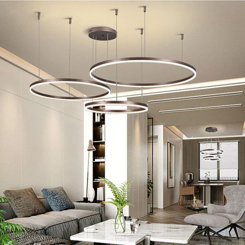 Round Modern Elegant Infinite Chandelier Light