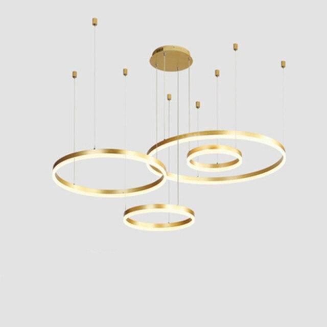 Round Modern Elegant Infinite Chandelier Light