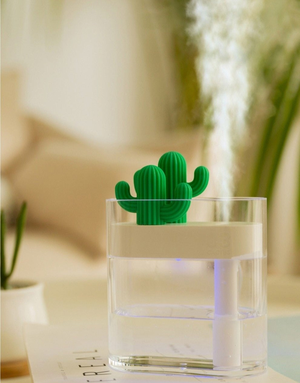 Diffusore di Aromi a Ultrasuoni con Olio Essenziale di Cactus