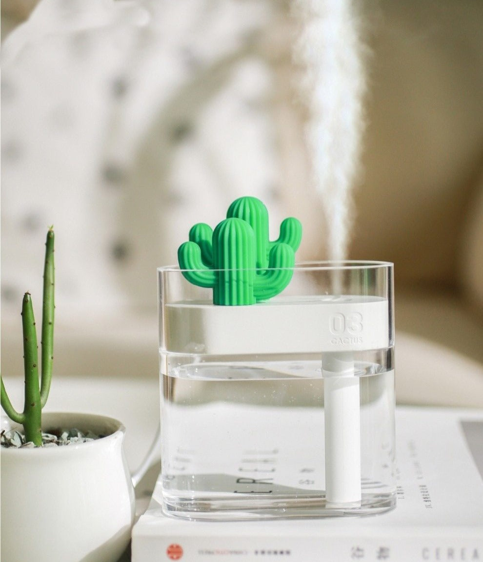 Diffusore di Aromi a Ultrasuoni con Olio Essenziale di Cactus