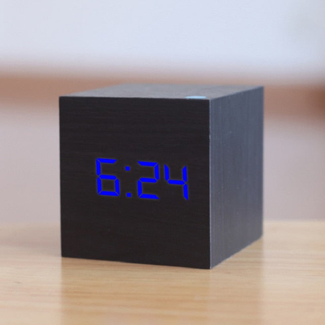 LED Digital Square Alarm Clock