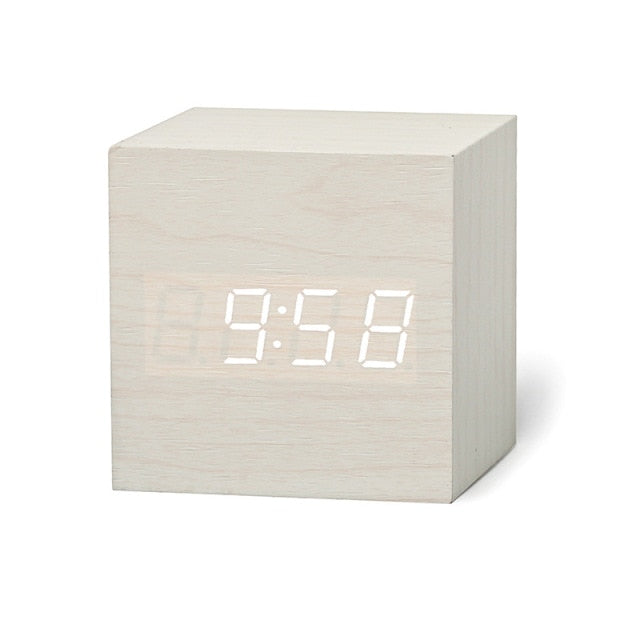 LED Digital Square Alarm Clock