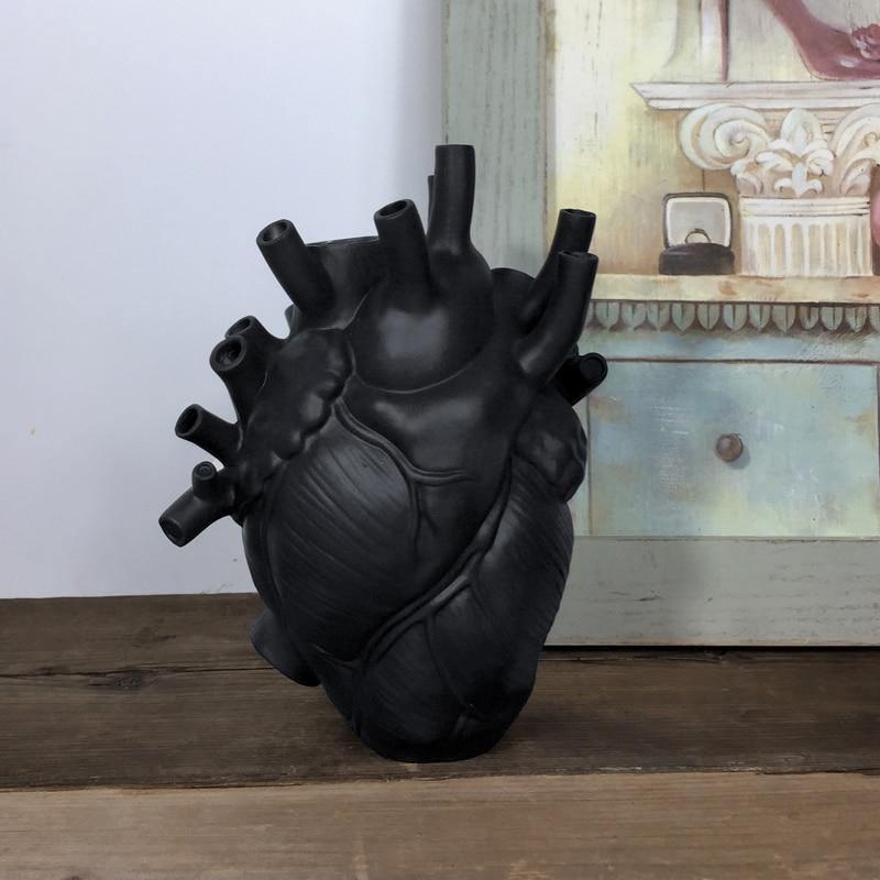 Anatomical Heart Ceramic Vase