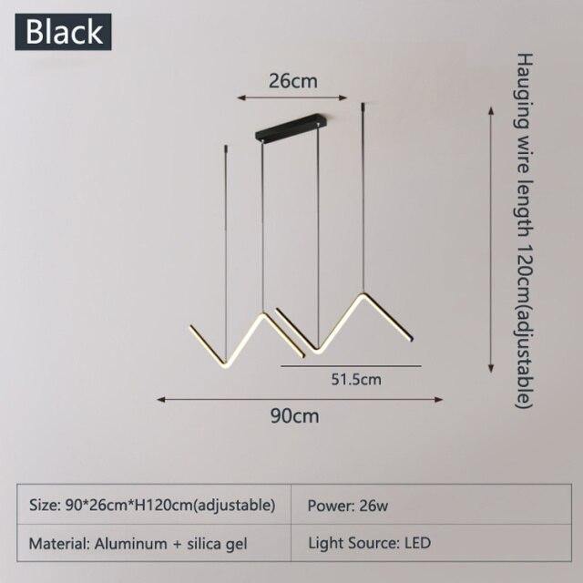 Lampade a sospensione a LED triangolari