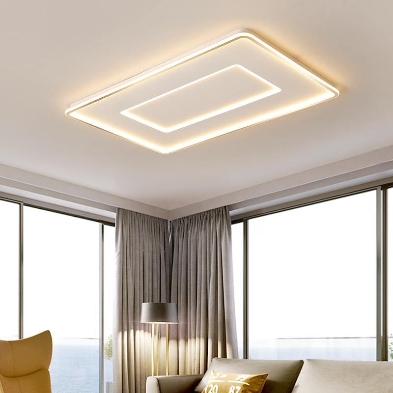 Geometric Rectangular Ceiling Light