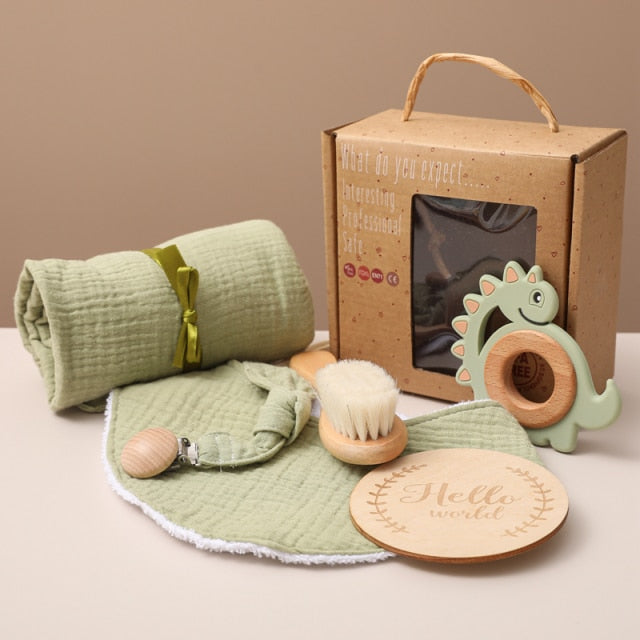 Babycadeaumand met dierenthema