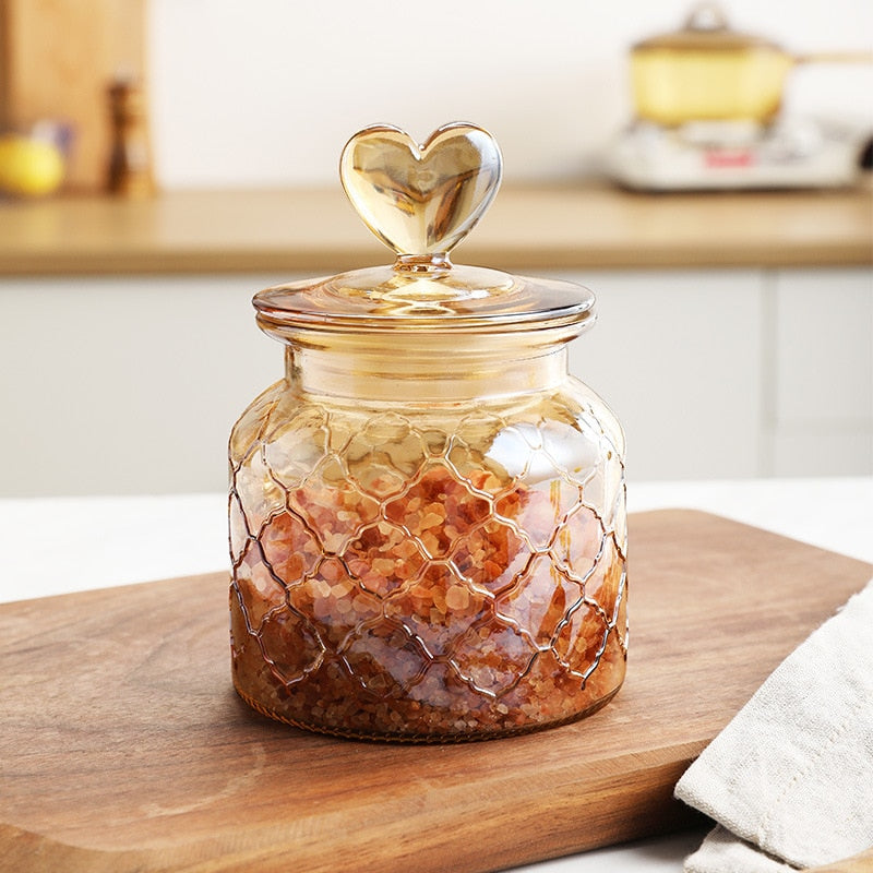 Farmhouse Airtight Glass Storage Container Jars