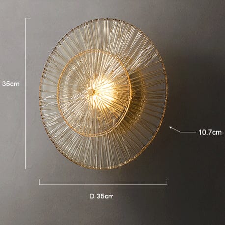 Zali Glass Wall Light