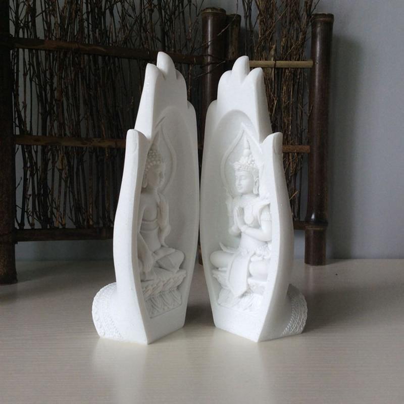 2Pcs Figurine Buddha