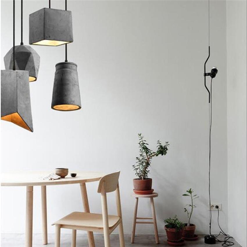 Nordic Cement Pendant Lights