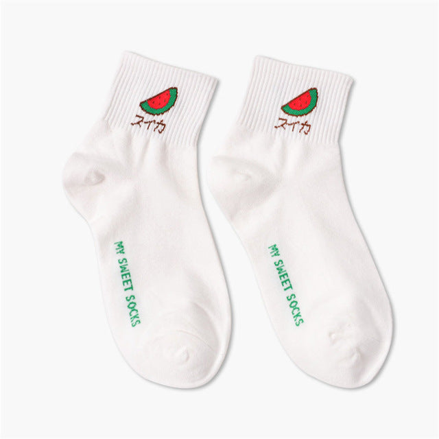 Japanese Fruit Socks