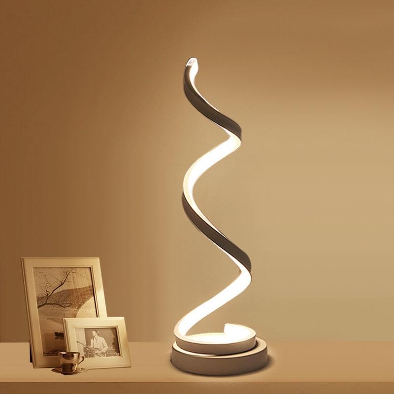 Moderne 20W Spiral LED-bordlampe