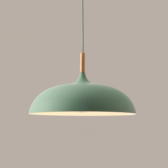 Soft Pastel Palette Pendant Lights in Metal & Wood - Final Sale